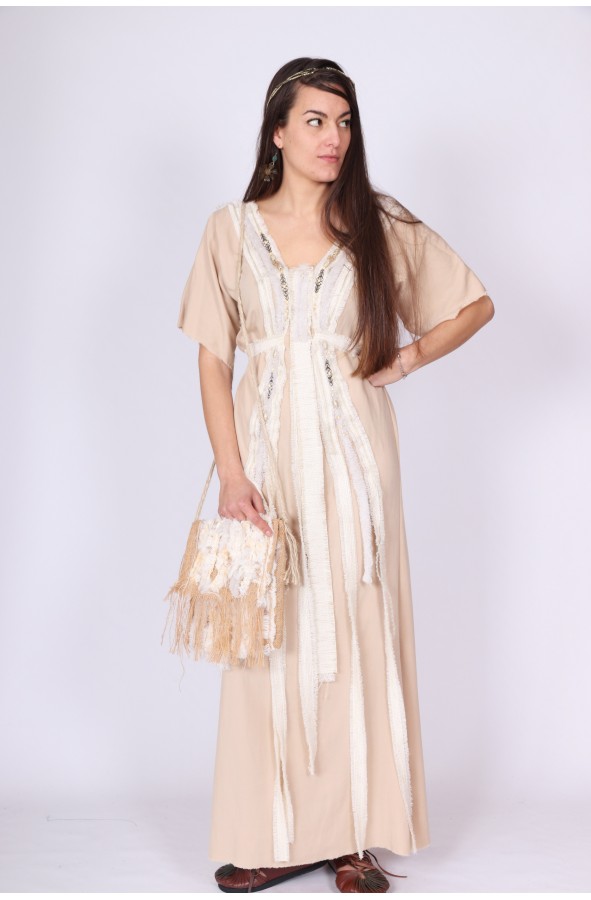 Bolso de yute natural artesano