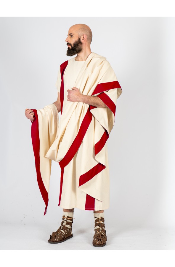 Toga praetexta romana de senador con...