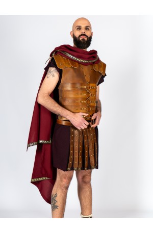 Lorica segmentata en cuero...