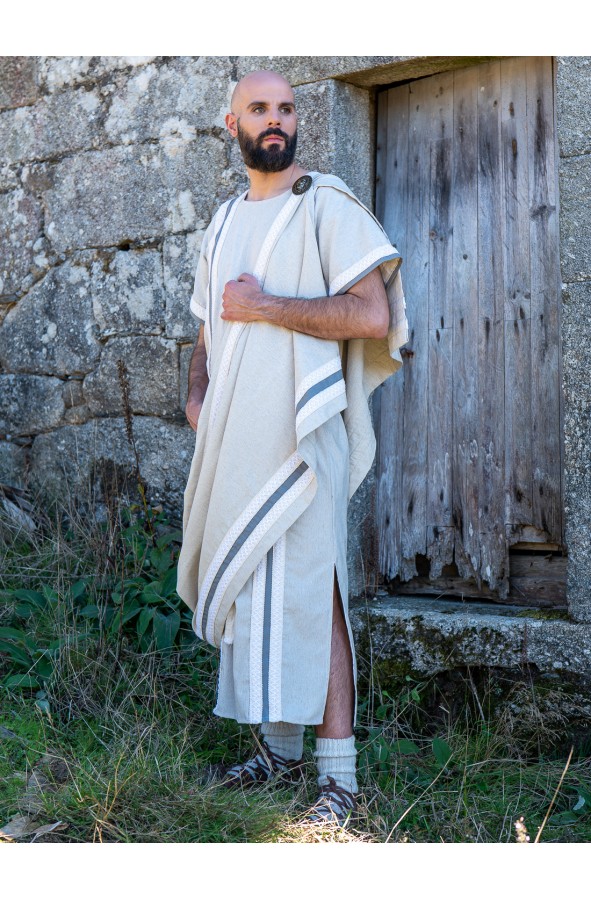 Roman long tunic in a cotton-blend...