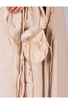 Ecru Adjustable Drawstring...