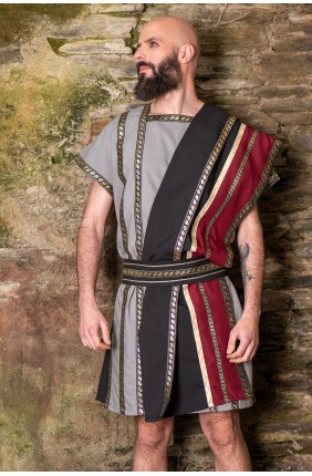 Grey Roman costume with...