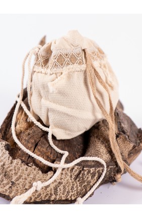 Rustic Cream Bag with...