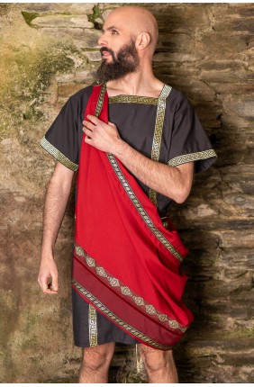 Conjunto romano negro con...