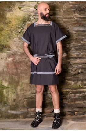 Conjunto romano negro con...