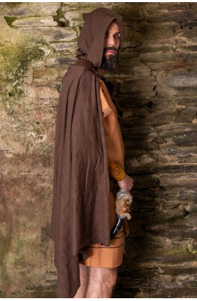 Asymmetrical Brown Cape...