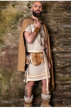Celtic cape with sackcloth...