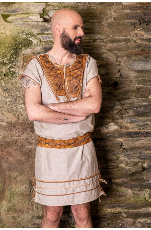Traje de noble vikingo en algodón...