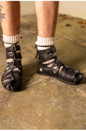 Handcrafted Black Roman...