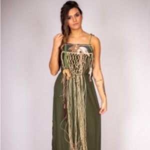 Celtic women's dress